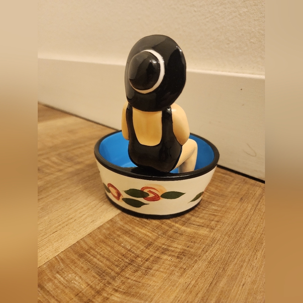 Westland Funseekers 2003 Melody Poolside Salsa Bowl Ceramic Figurine - Picture 3 of 7
